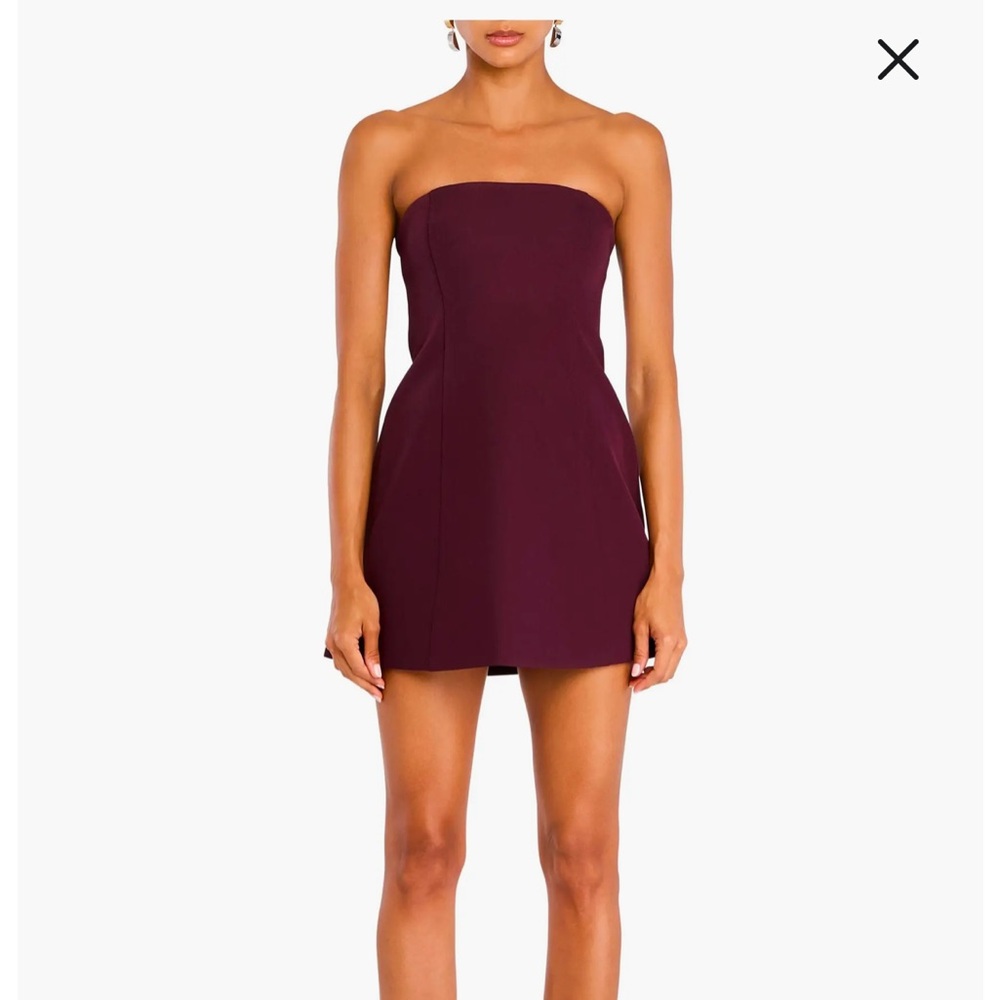 Retrofete Seroya Poppi Plum Mini Dress